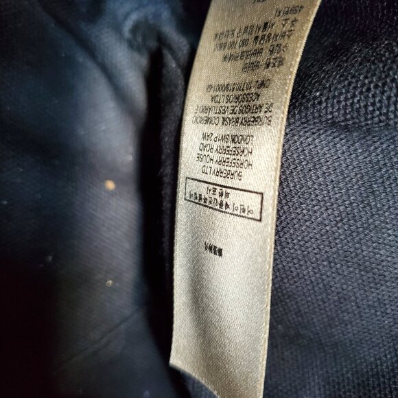 Burberry Calfskin Vintage Check Kingswood Achly Diaper /toteBag Black - Picture 9 of 11